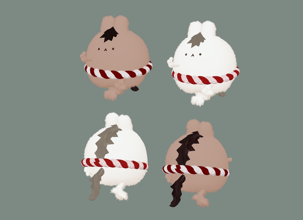 【無料配布】おうまさんセット for ゆきふすべ #BREAK_3D【VRChat】