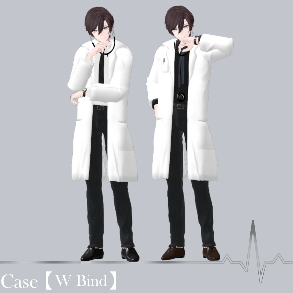 【VRChat】Case 【W Bind】/ 斑霞・獏・碼希・水瀬対応 #BREAK_3D