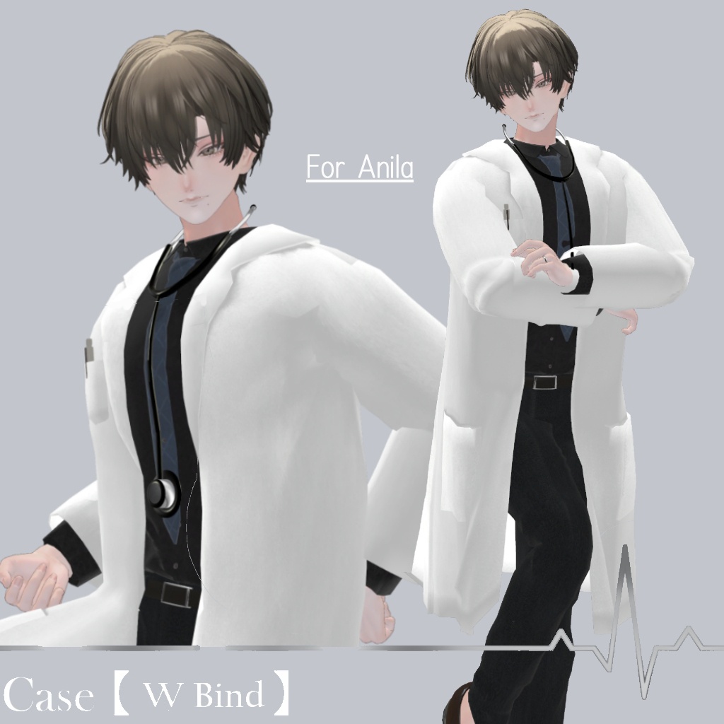 【VRChat】Case 【W Bind】/ 斑霞・獏・碼希・水瀬・Anila対応 #BREAK_3D