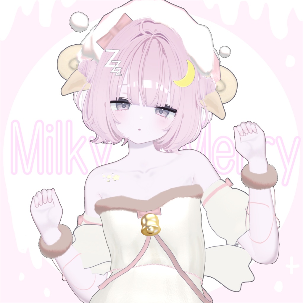 【8月中無料配布】Milky Merry 【Urara うらら対応】l #BREAK_3D