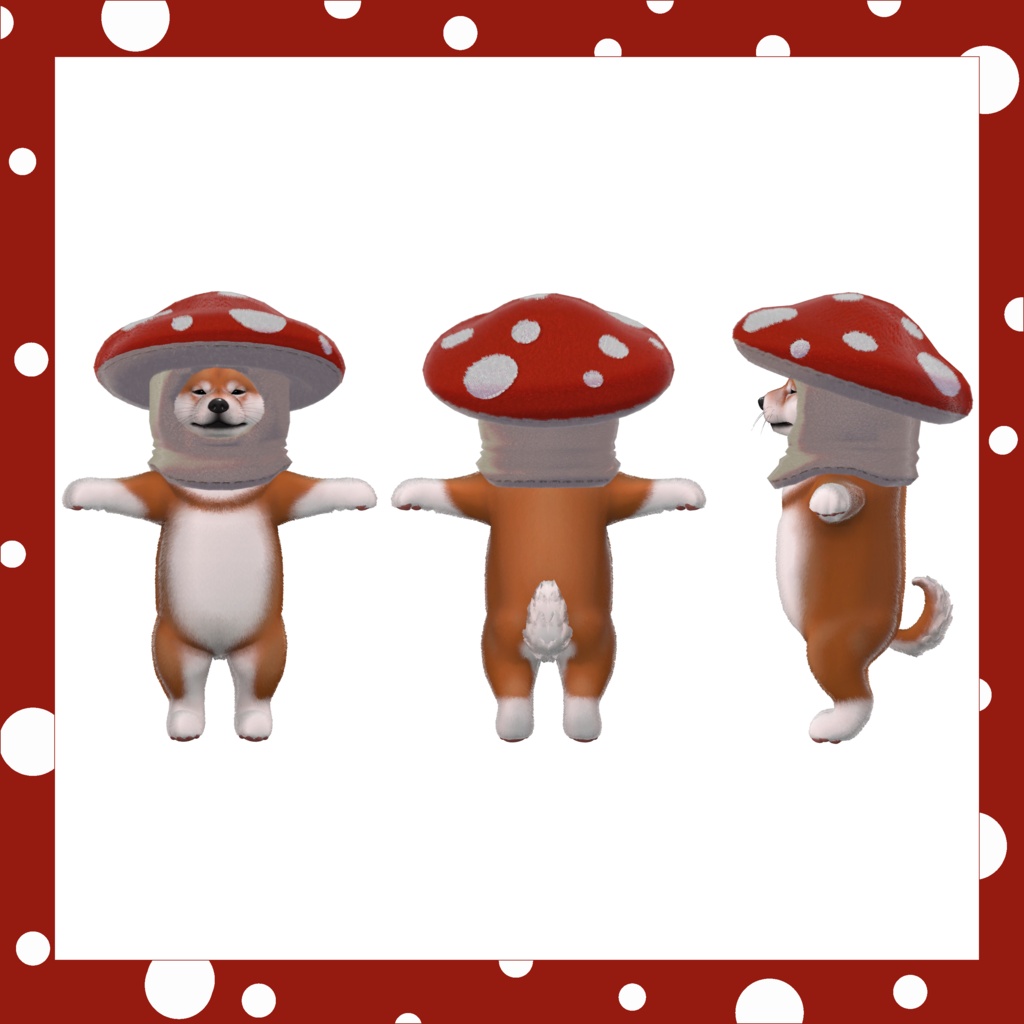 【VRChat】 Kinoko hed for MEBASHIBA【無料配布】 l #BREAK_3D