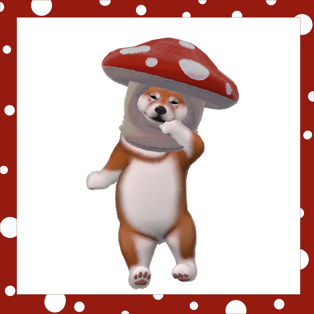 【VRChat】 Kinoko hed for MEBASHIBA【無料配布】 l #BREAK_3D