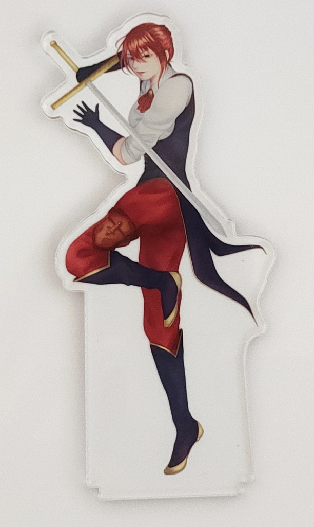 イケメン王子・戦闘等身アクスタ(ルーク・シルヴィオ・下衆ベルちゃん回し蹴り・騎士ベルちゃん)