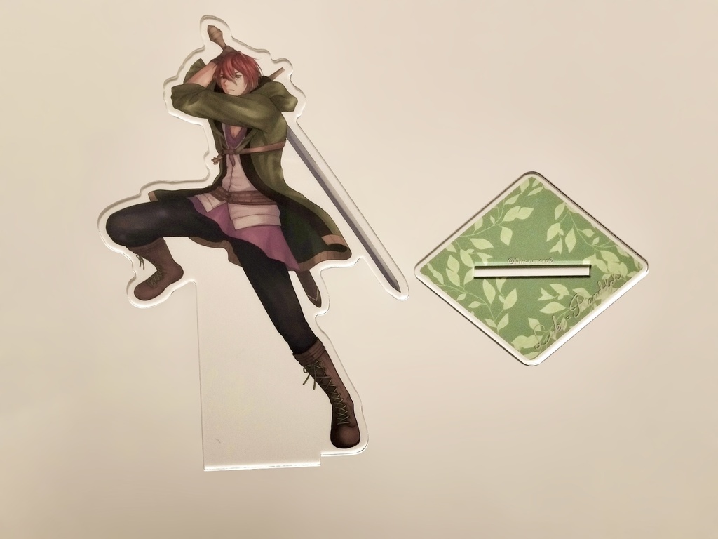 イケメン王子・戦闘等身アクスタ(ルーク・シルヴィオ・下衆ベルちゃん回し蹴り・騎士ベルちゃん)