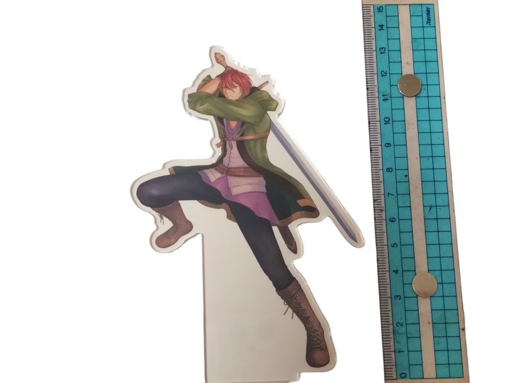 イケメン王子・戦闘等身アクスタ(ルーク・シルヴィオ・下衆ベルちゃん回し蹴り・騎士ベルちゃん)