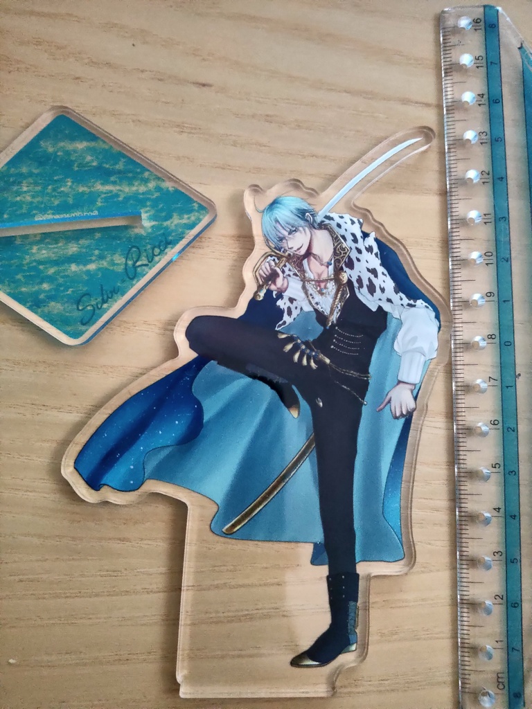 イケメン王子・戦闘等身アクスタ(ルーク・シルヴィオ・下衆ベルちゃん回し蹴り・騎士ベルちゃん)