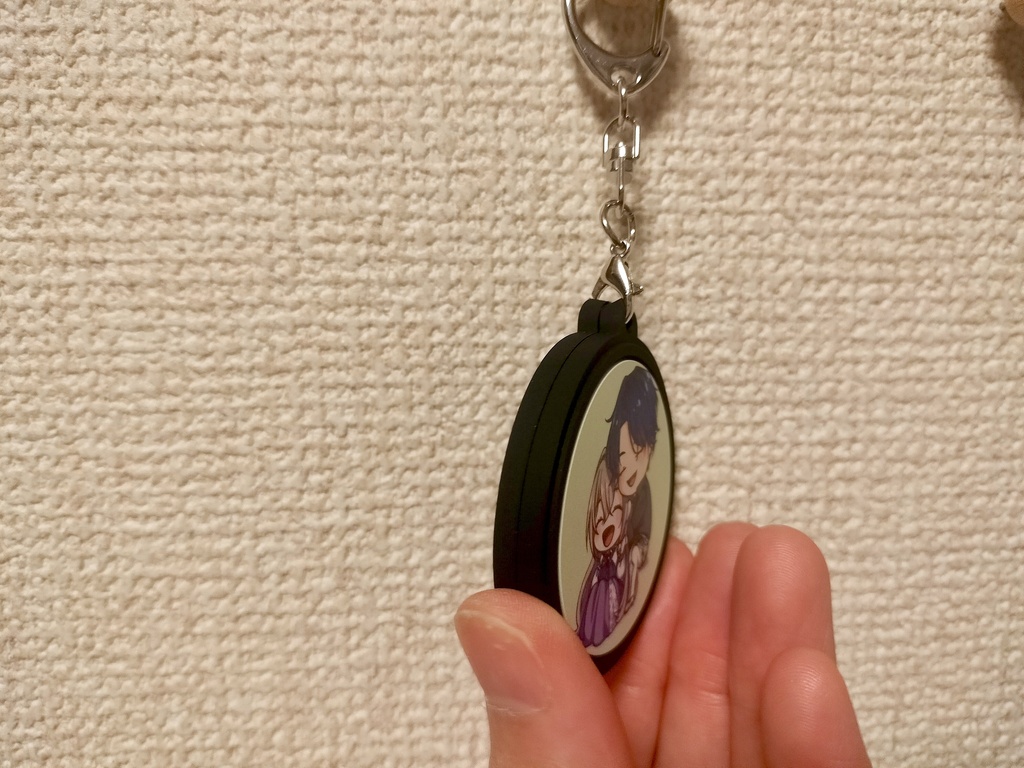 ⋆⸜𝐧𝐞𝐰⸝⋆ラバーキーホルダー(ニカ駒2種・文太)