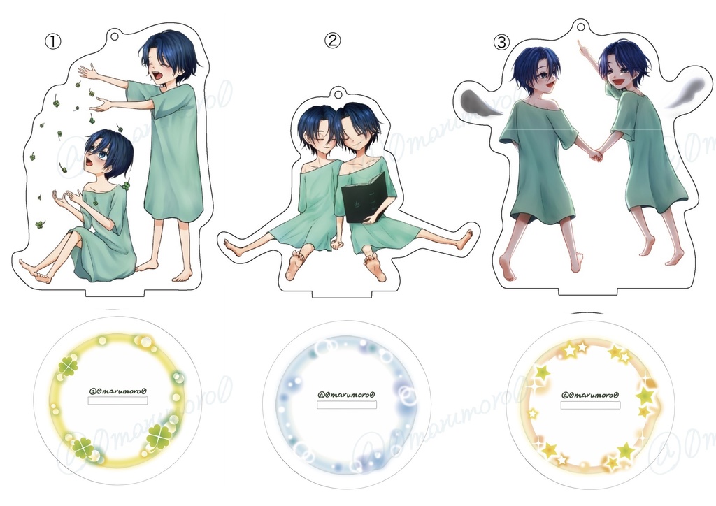 ※匿名配送&海外代行専用*⋆⸜𝐧𝐞𝐰⸝⋆*イケメンヴィラン『ニカリン双子の笑顔を守り隊』アクスタ全3種(数量限定)