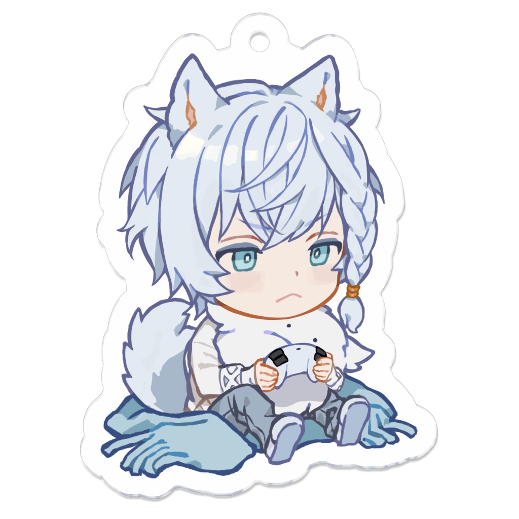 ゲームプレイ中ケント君アクキー