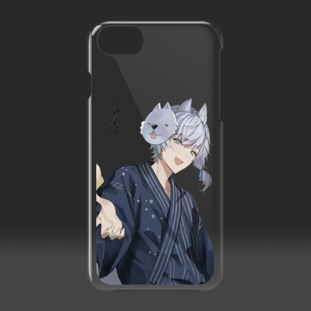 ケント君夏祭り Iphoneクリアケース サイン入り風