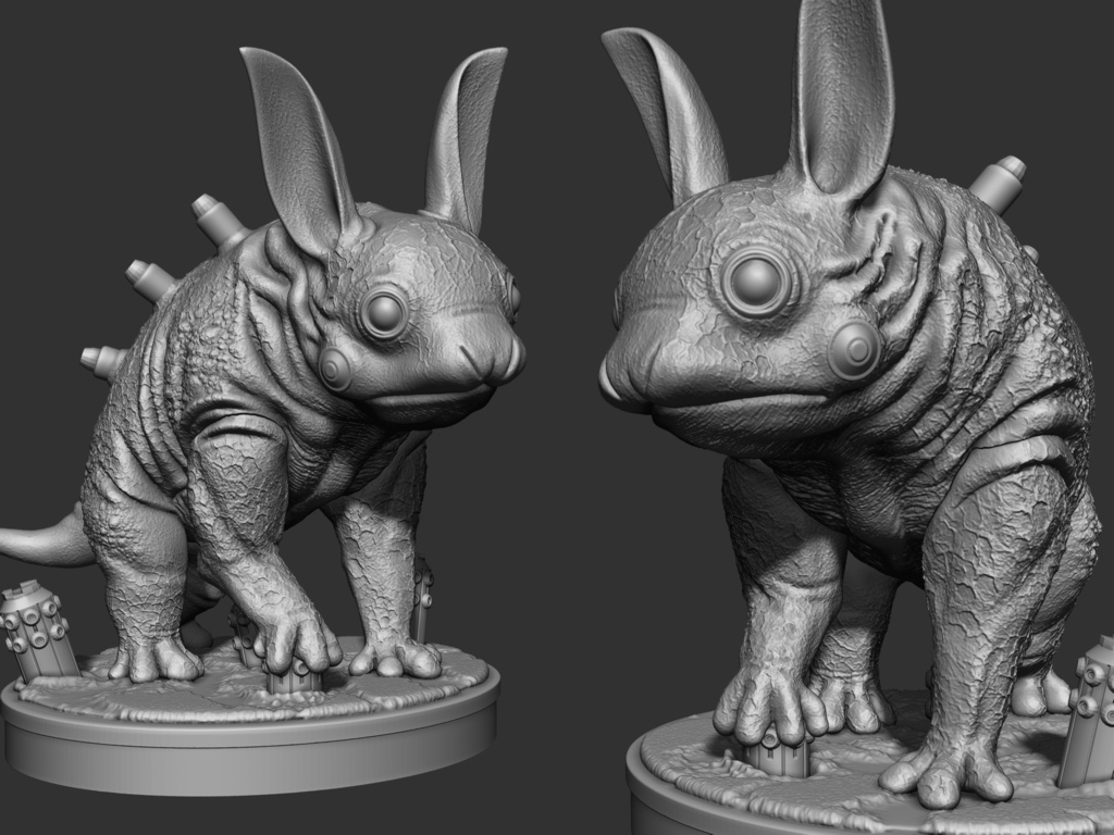 【3Dプリンター出力用】Creature_A
