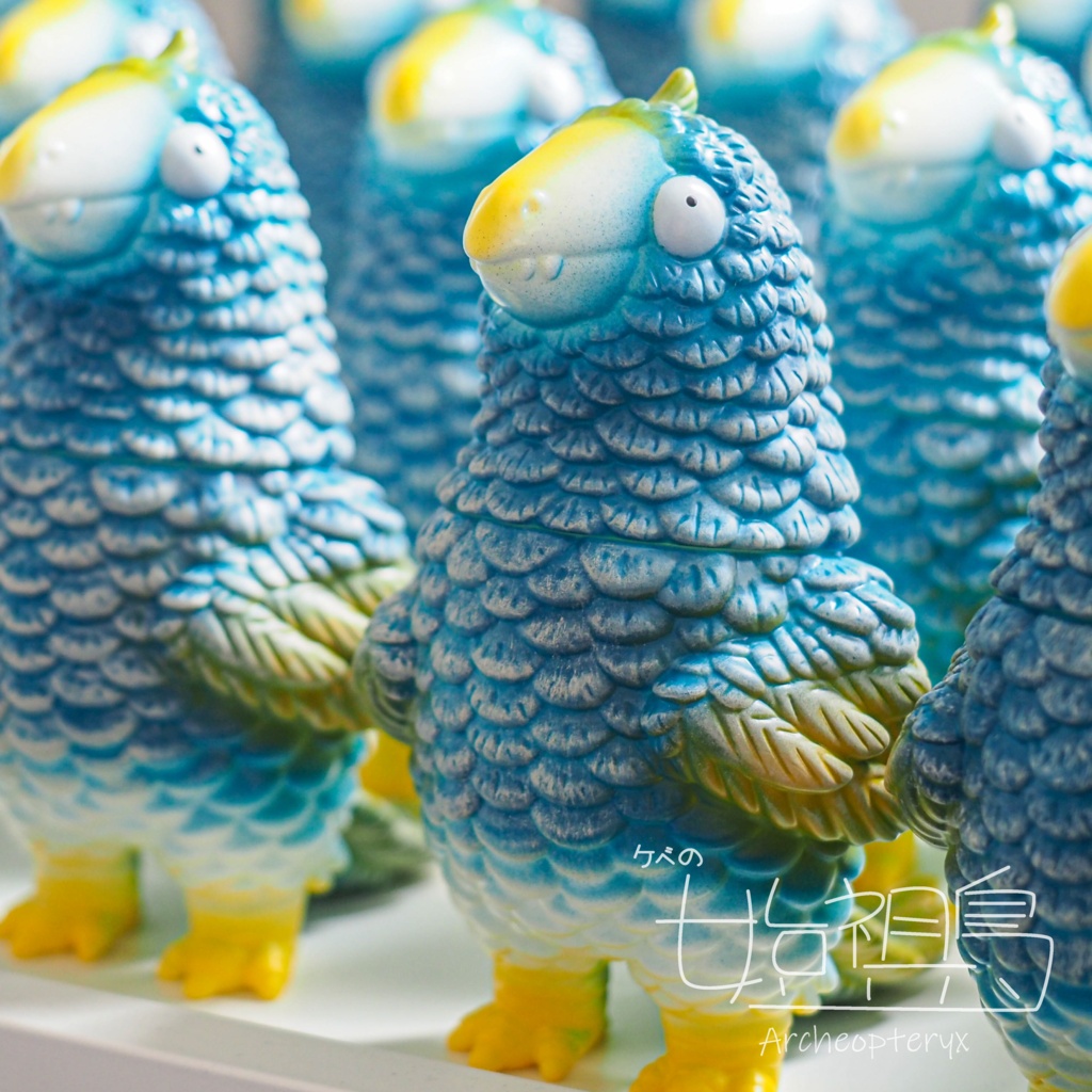 ソフビ「ゲベの始祖鳥」blue