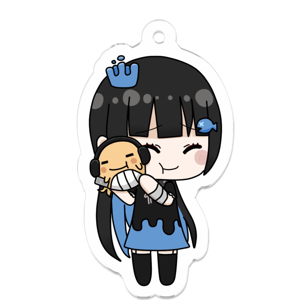 いきりすクジラといきるちゃんアクキー(コーティングver)