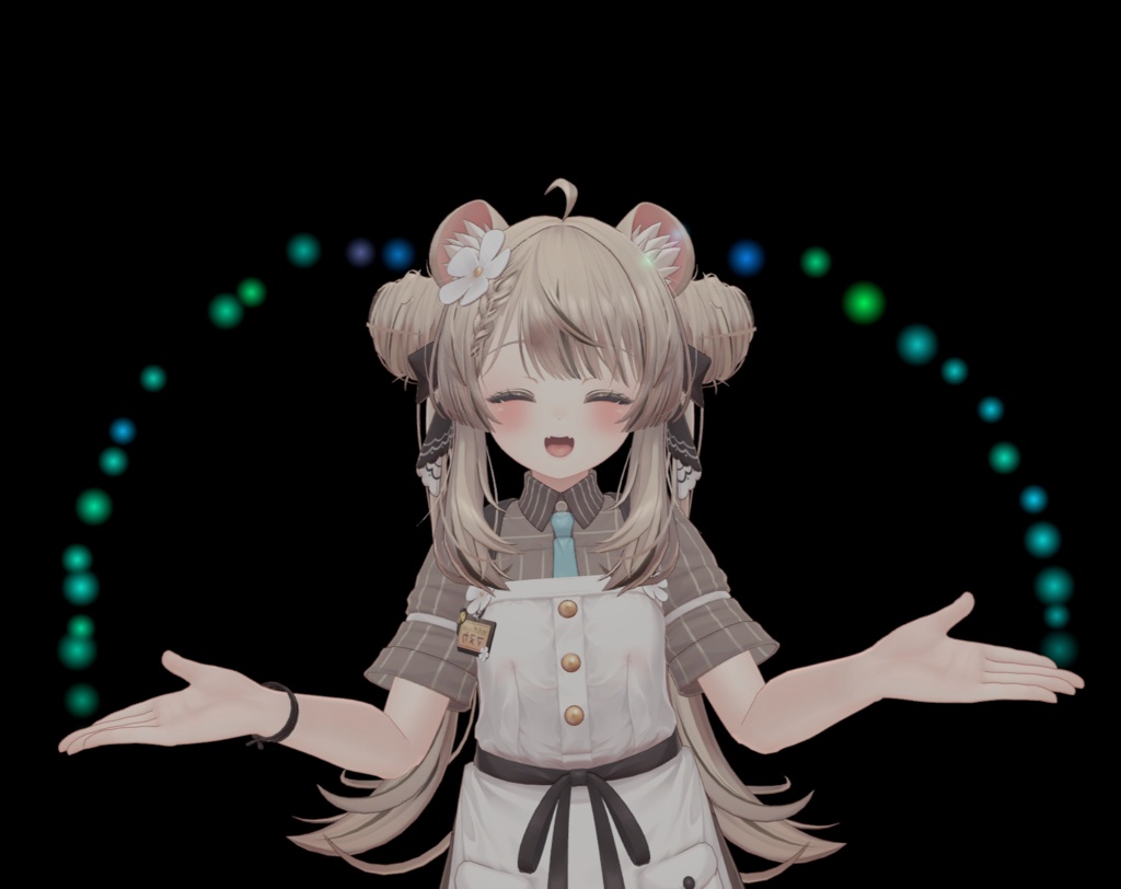 レインボーパーティクル(VRCHAT想定)