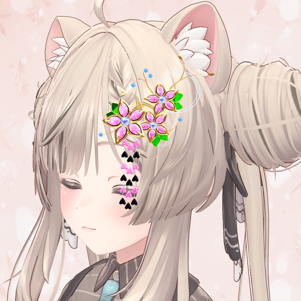 桜の髪飾り