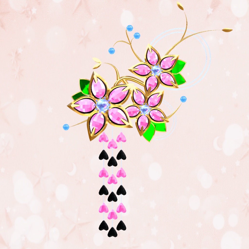 桜の髪飾り