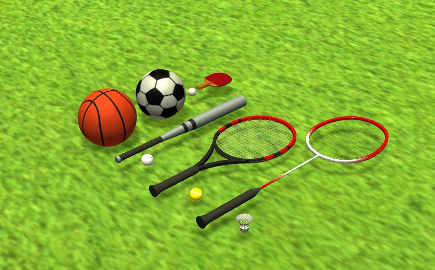 【3Dモデル】スポーツ用品