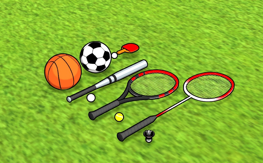 【3Dモデル】スポーツ用品