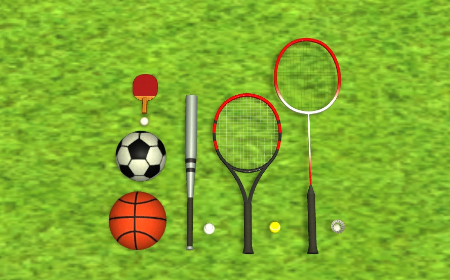 【3Dモデル】スポーツ用品