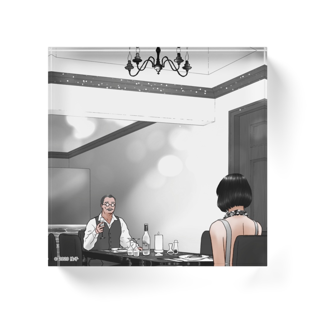 アクリルブロック(Ep7 P09-1/背面不透明)