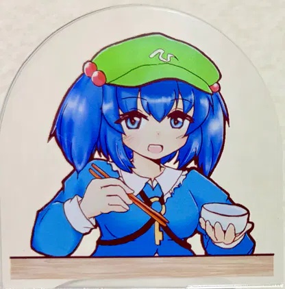 (予約)アクリルスタンド「ごはんたべたい」鍵山雛/河城にとり