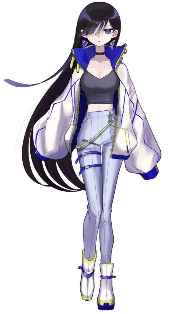 【無料】全身立ち絵素材/お姉さん