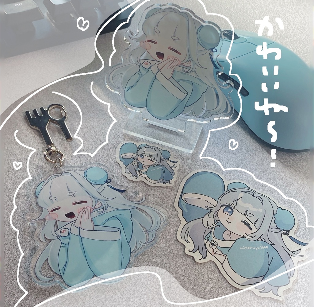 【グッズ】いただきます仙ちゃんアクリルグッズ