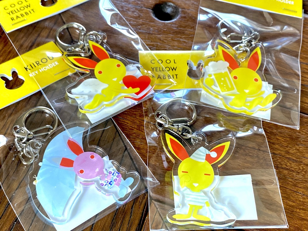 うさぎのキイロウ アクリルキーホルダー