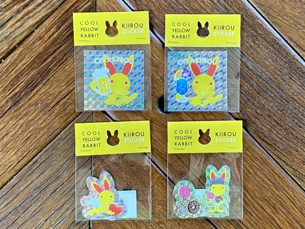 キイロウ ホログラムステッカー