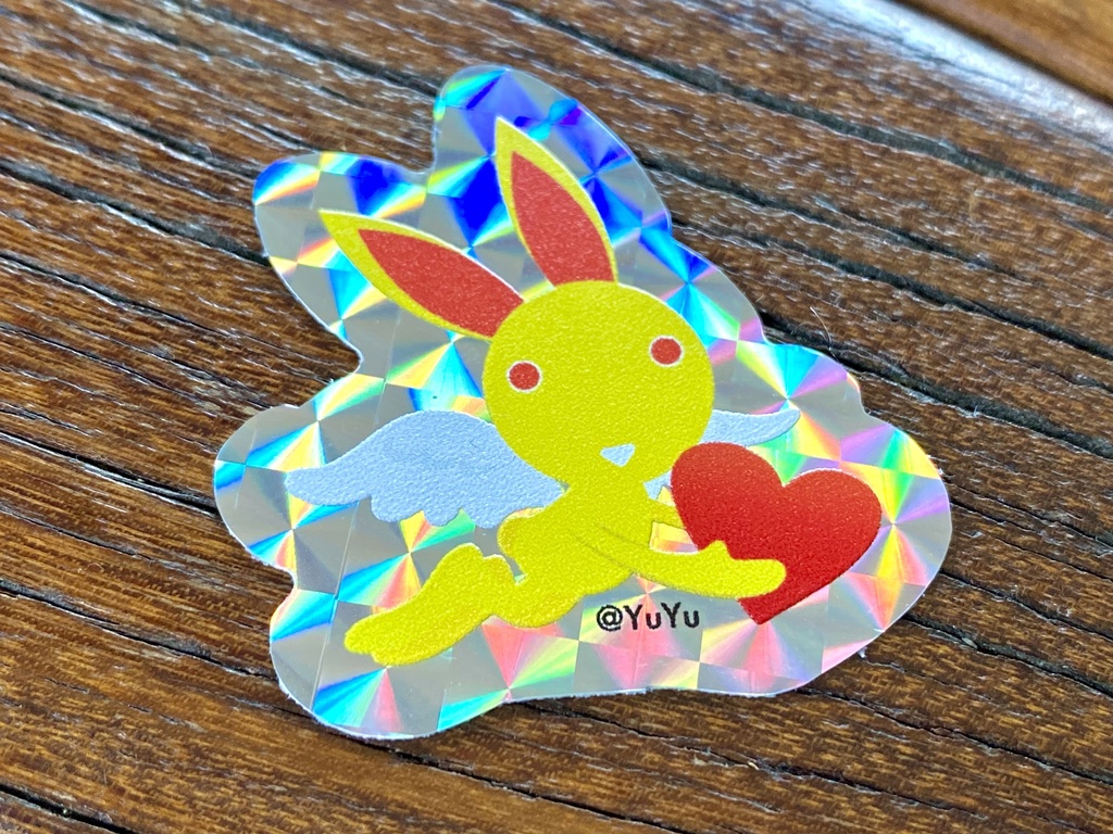 キイロウ ホログラムステッカー