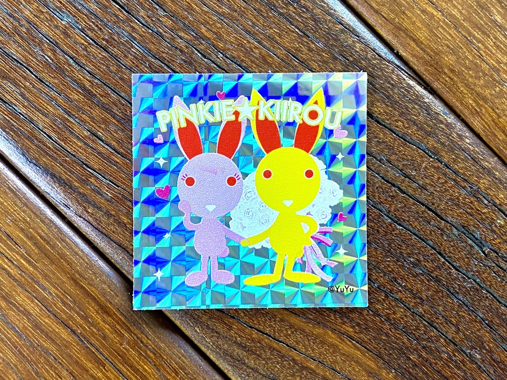 キイロウ ホログラムステッカー