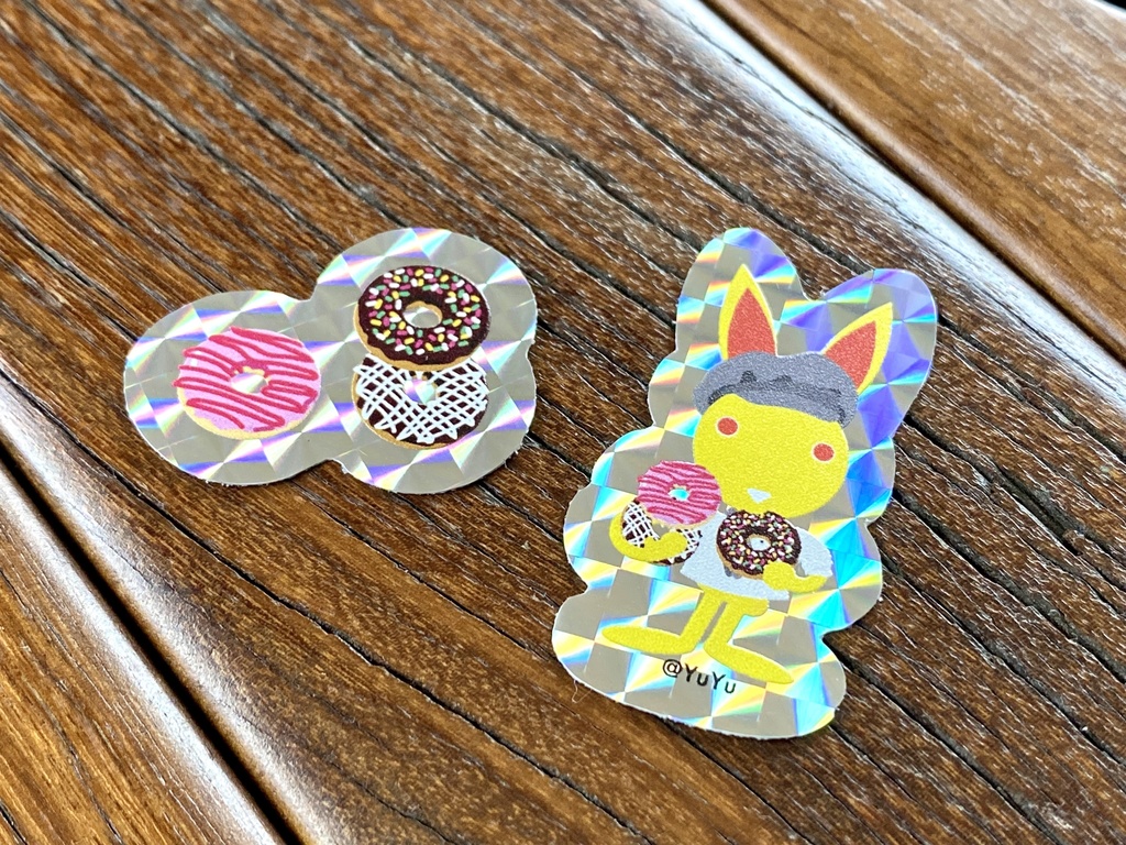 キイロウ ホログラムステッカー