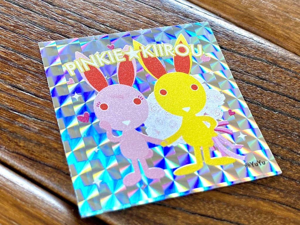 キイロウ ホログラムステッカー