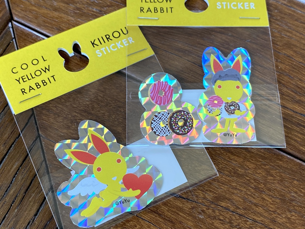 キイロウ ホログラムステッカー
