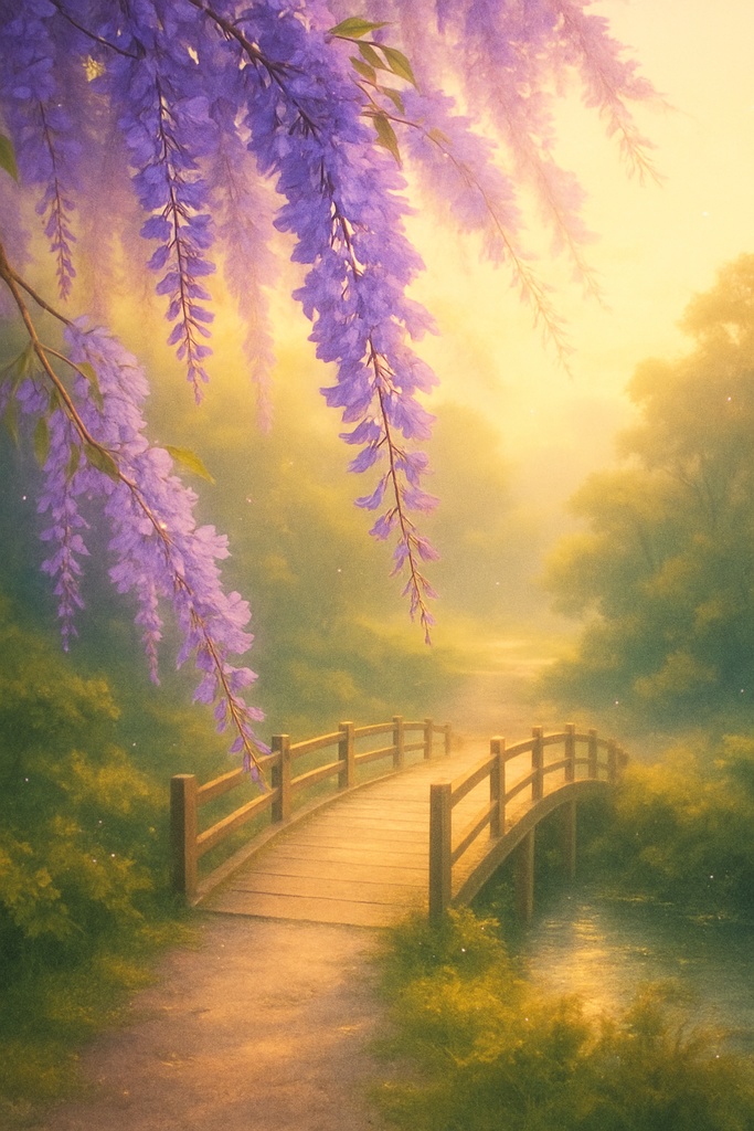 Wisteria Crossing ― 藤の橋を渡るとき
