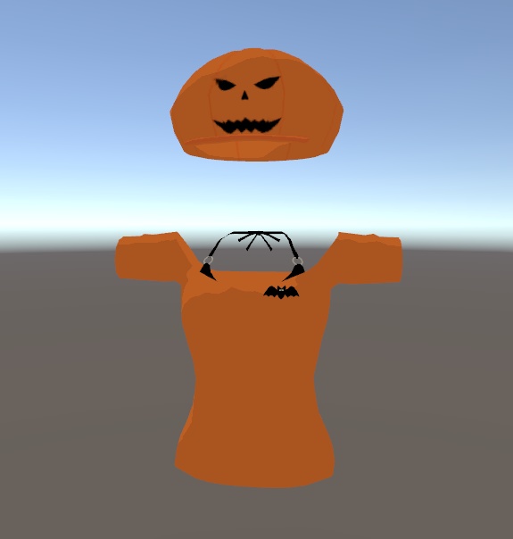 【VRChat用】ハロウィンシャツ