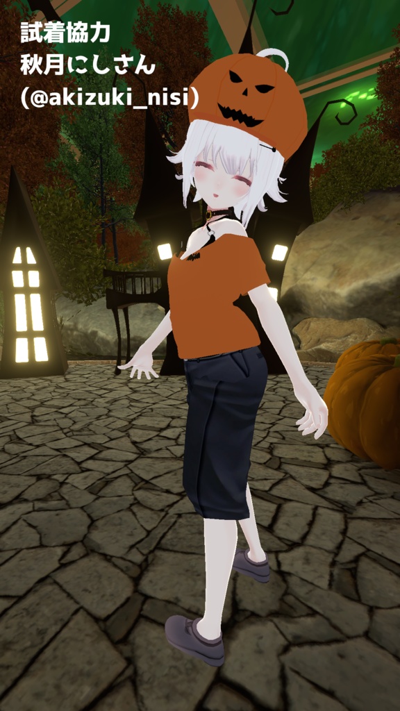 【VRChat用】ハロウィンシャツ