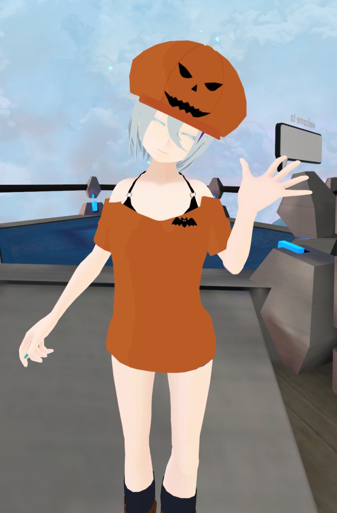 【VRChat用】ハロウィンシャツ