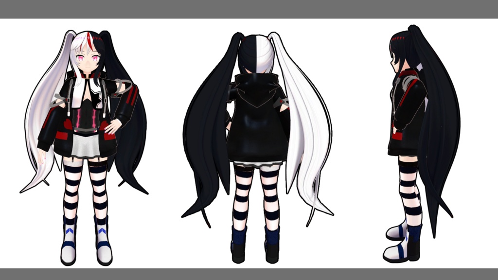 【VRChat想定オリジナル3Dモデル】『Lilin's-リリンス-』