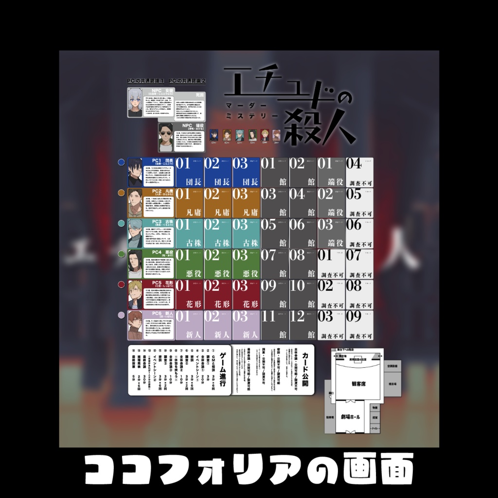 マーダーミステリー『エチュードの殺人』