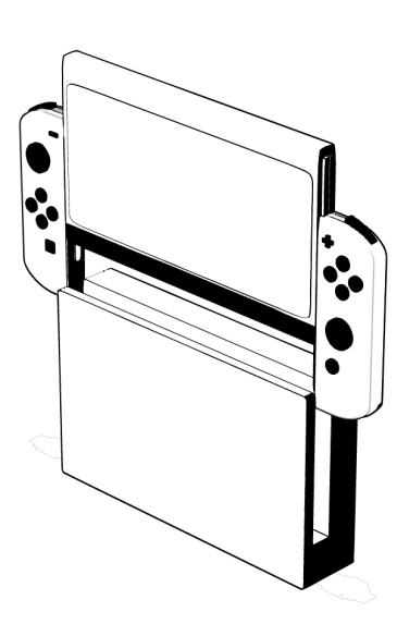 switchやボタンのついてるゲーム機+オマケの輪っか