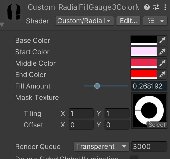 【VRC素材】円形のゲージ【ギミック素材】