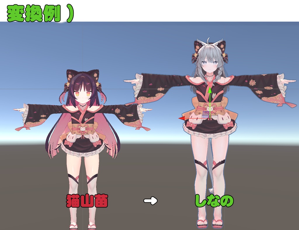 ツクルノモリセット 猫山苗/伊奈波かや/ティコ もちふぃった~ 双方向変換プロファイル