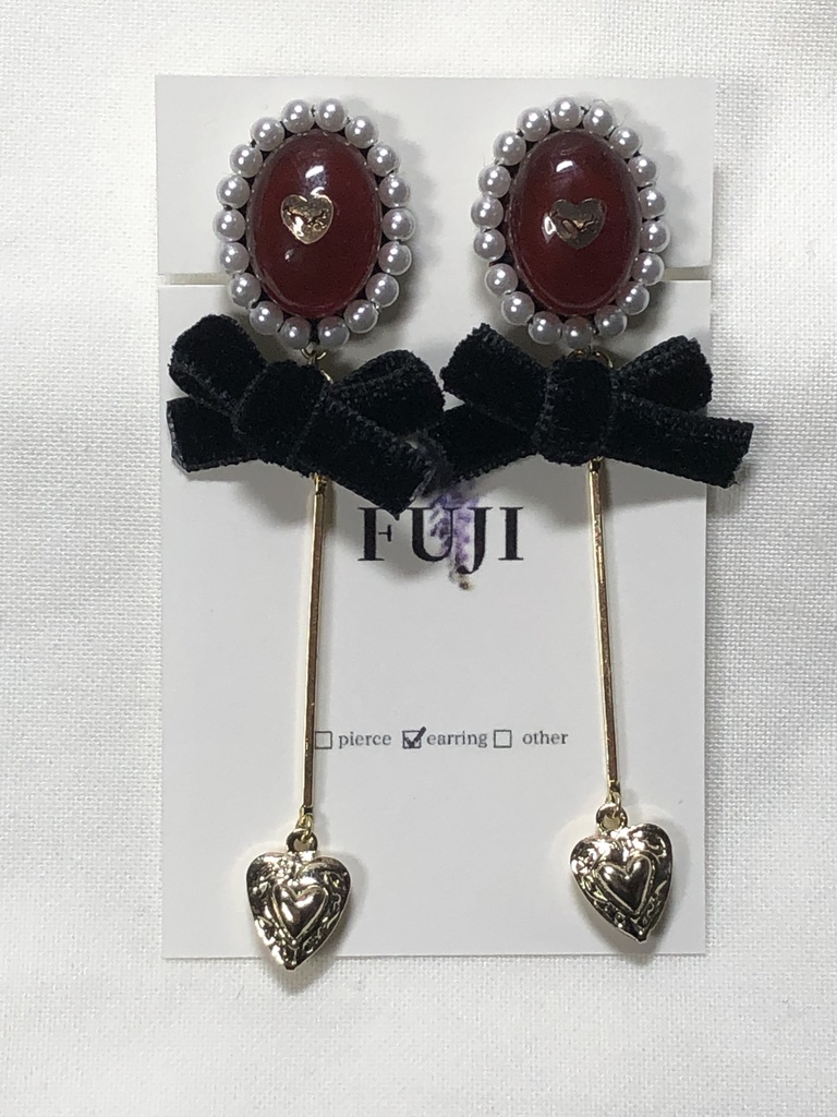 ゴシックヴァンパイアイヤリング【オーバル】