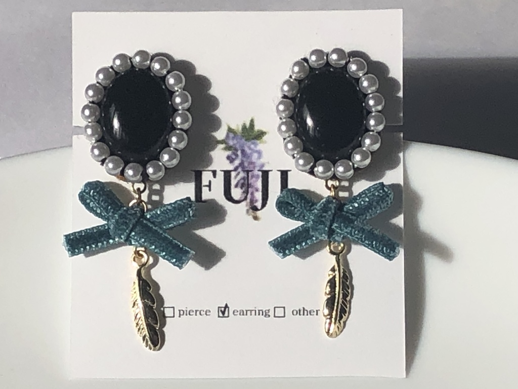 【非公式】ChroNoiR イメージチャームイヤリング(オーバル)【にじさんじ】