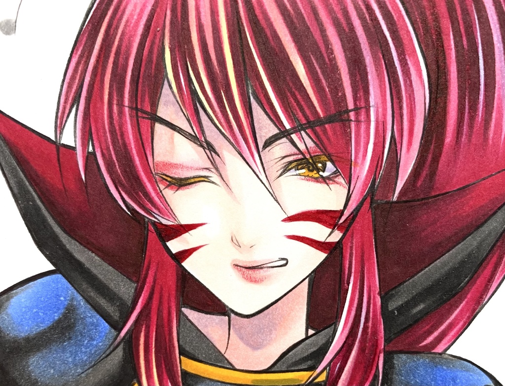 直筆イラスト☆戦国乙女☆織田ノブナガ