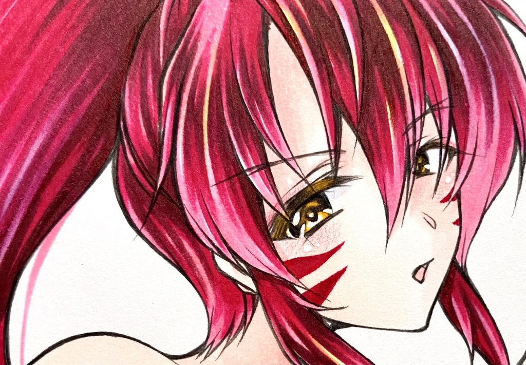 直筆イラスト☆戦国乙女☆織田ノブナガ