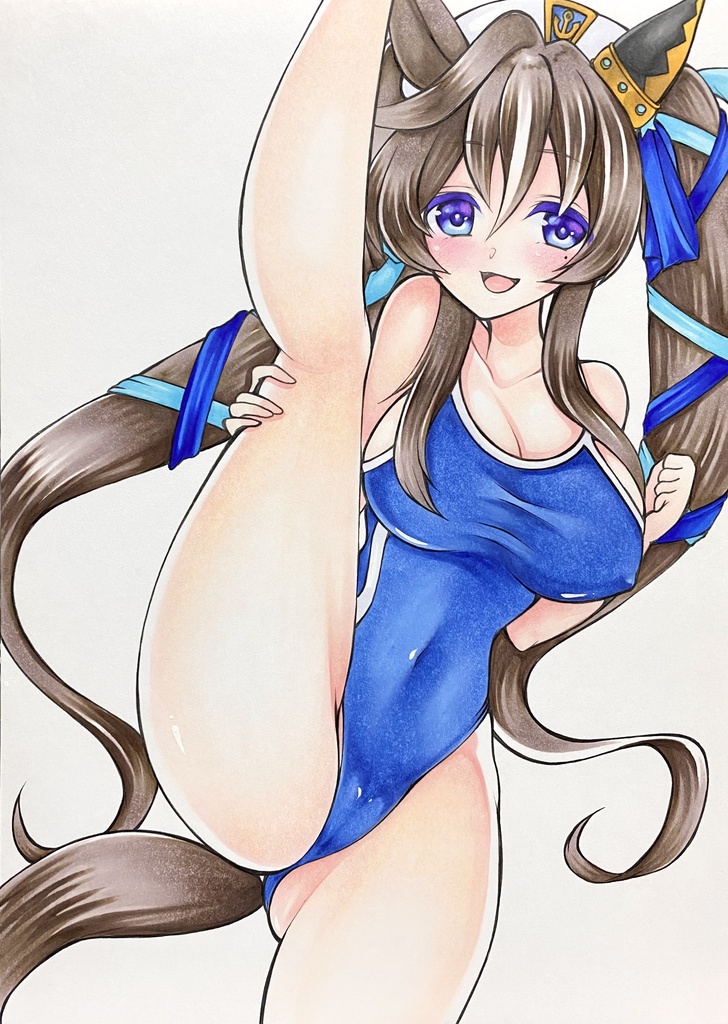 直筆イラスト☆ウマ娘☆ヴィブロス