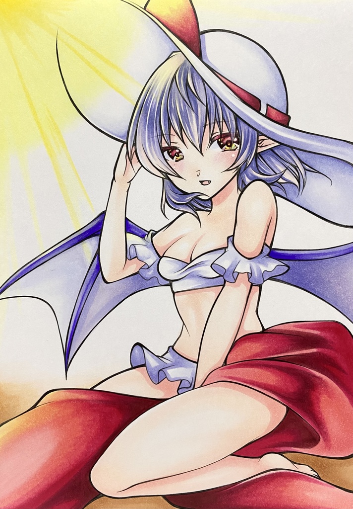 直筆イラスト☆東方Project☆レミリア・スカーレット