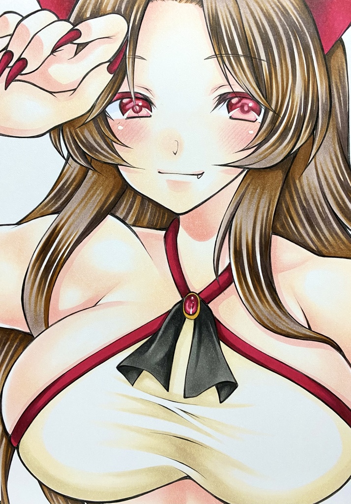 直筆イラスト☆東方Project☆今泉影狼